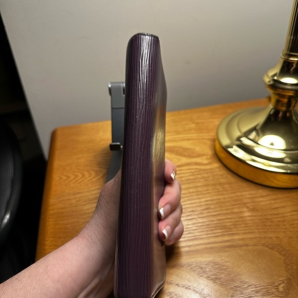 Louis Vuitton Purple Epi Leather Long Wallet. EUC. - Picture 7 of 8